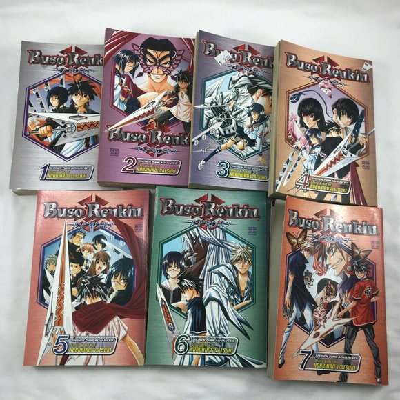 Buso Renkin Viz Shonen Jump Anime Manga Lot Vol 1-7 Nobuhiro Watsuki 2006 - Picture 3 of 7